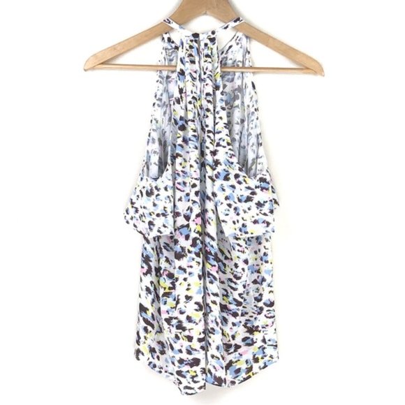 Amanda Uprichard Celia Cold-Shoulder Keyhole Top I Sz S - Picture 5 of 10